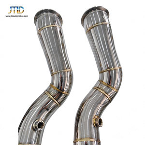 JTLD 304 acero inoxidable pulido 3,5 ''-3'' tubo de <span class=keywords><strong>escape</strong></span> para <span class=keywords><strong>BMW</strong></span> G8X G80 G82 M3 <span class=keywords><strong>M4</strong></span> S58 3,0 T Tubo de <span class=keywords><strong>Escape</strong></span> Coche - Product Image 4