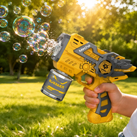 Pistola de Burbujas Mecha, Máquina de Burbujas Eléctrica con Luz y Música, Anti-Fugas 360°, Juguete de Burbujas Automático con un Solo Botón para Niños, Regalo para Fiestas al Aire Libre