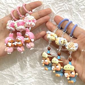 Hot Sale New Design Personalised Diy SkullPanda Keychain Bag Purse Charms Luxury Pendants Charms Custom Style - Product Image 5