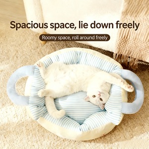 New Plus Thick Warm Pet <b>Bed</b> Double-sided Portable Deep Sleep <b>Nest</b> for Small Medium Dogs Cats - Product Image 4