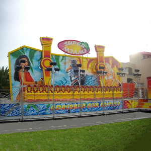 Nouvelle Attraction Extérieure pour Enfants : Manège Crazy Wave Grand Modèle Miami sur Remorque à Vendre - Product Image 6