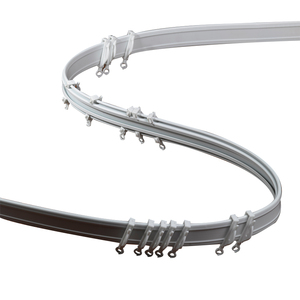 Giá Rẻ Nhựa Cong Tắm Rod Rèm Đường Sắt - Product Image 2