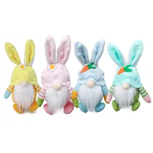 Easter Rabbit Bunny Spring Hanging Ornaments Happy Easter Decorations for Home Rabbit Easter Holiday Party Decor Kids Gifts