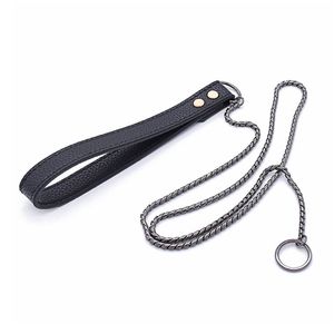 गर्म बिक्री चीन थोक 4 रंग कस्टम ठोस पीतल तांबा साँप गला घोंटना कुत्ते पट्टा श्रृंखला चमड़े संभाल के साथ - Product Image 6