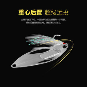 Señuelo de Pesca de Aleación de Zinc, 5g 20g, Ojo Rojo Rayado Plateado, Señuelo Metálico para Pesca de Lubina en Agua Dulce - Product Image 4