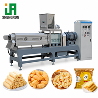 150kg/uur Puffed Snacks machine, hoogwaardige maïs puff snack extruder machine