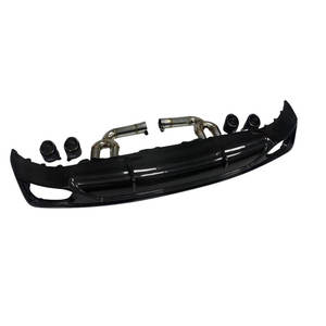 Kit carrosserie en fibre de carbone de Style ABT séparateur de lèvre de pare-chocs avant diffuseur arrière aileron d'aile arrière pour audi <span class=keywords><strong>Q8</strong></span> <span class=keywords><strong>Sline</strong></span> & SQ8 - Product Image 1