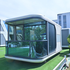 Tích hợp cuộc sống và giải trí đúc sẵn không gian viên nang container cabin Cấu trúc thép Phân khu cho khách sạn sử dụng - Product Image 1
