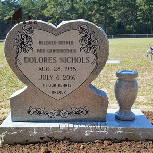 Lápida de Granito con Diseño Religioso Moderno de QUYANG, Piedra Natural para Cementerio, Monumento Funerario con <span class=keywords><strong>Biblia</strong></span> - Product Image 6