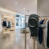 Étiquette de sécurité RFID UHF EAS anti-vol, étiquette rigide pour la gestion des stocks de vêtements