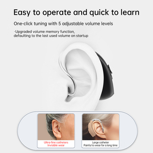 Audífonos Recargables para Personas Mayores, Audífonos Digitales BTE Multicanal Avanzados, Larga Duración <span class=keywords><strong>de</strong></span> 30 <span class=keywords><strong>Horas</strong></span> - Product Image 6