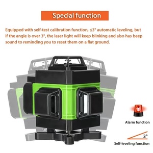Niveau laser rotatif industriel <span class=keywords><strong>Boka</strong></span> Photoelectric MX-16 à 16 lignes, auto-nivelant, vert, 360 degrés, outil de nivellement laser 18650 - Product Image 6