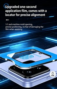 Protection d'objectif en verre trempé 3D de qualité supérieure Eagle Eye pour caméra Vovo IQOO 15 T 13 ultra V2564a, film facile à installer - Product Image 5