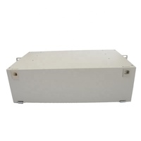Boîtier de distribution de fibre optique FTTH 19 pouces, type simple à tirage fixe, SC/FC UPC APC, 12/24/48 cœurs, personnalisé en usine