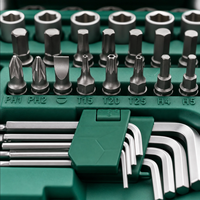 Ensemble complet d'outils de mécanique automobile de qualité industrielle, 121 pièces, boîte à outils combinée pour mécanicien automobile