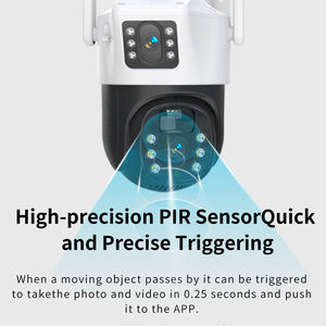 3K doppia lente fotocamera solare 4g simcard casa impermeabile di sicurezza senza fili di sorveglianza wifi 6MP HD cctv batteria ptz fotocamera - Product Image 6