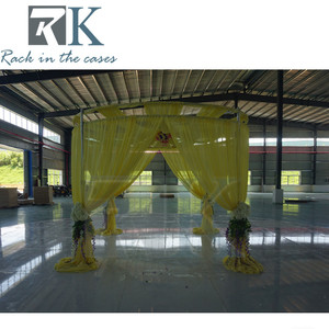 Green Round Drape Aluminum Pipe Drape <b>Backdrop</b> <b>Stand</b> Event Photo Booth Frame - Product Image 4