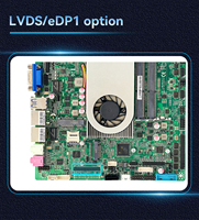 Placa BASE DE Industria con soporte de CPU Intel 6th 7th U Kaby Lake Wifi BT 4G VGA LVDS 2LAN 6COM Mini Itx placa base