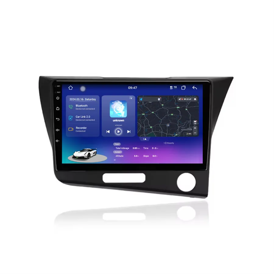 7870 Android 13 Autoradio-Monitor für Honda Crz Cr-z 2010-2017 Autoradio Adas Dvr Sprachsteuerung Split-Screen Gps Bt Stereo
