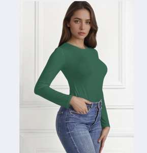 <span class=keywords><strong>Mono</strong></span> <span class=keywords><strong>Largo</strong></span> Informal de Moda Personalizada para Mujer, Estilo Top <span class=keywords><strong>Cruzado</strong></span> por Encima de la Rodilla, Color Sólido, para Otoño - Product Image 4