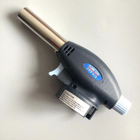 Torche à gaz butane en acier inoxydable 915 avec allumage électronique, flamme réglable jusqu'à 1300F pour usage en cuisine
