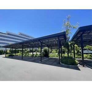 10KW thiết kế mới nhôm năng lượng mặt trời <span class=keywords><strong>carport</strong></span> năng lượng mặt trời tán <span class=keywords><strong>carport</strong></span> đen năng lượng mặt trời <span class=keywords><strong>carport</strong></span> gắn hệ thống - Product Image 3