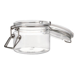 RTS 100 pcs/Lot PET pot d'étanchéité bouchon en plastique hermétique sans BPA incassable 200ml en plastique cuisine conteneurs de stockage - Product Image 5