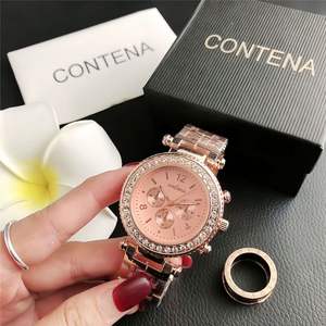 Reloj de lujo con logo, reloj de pulsera de lujo para mujer estilo hip hop, reloj de pulsera deportivo personalizado en oferta, reloj de cuarzo de alta calidad para mujer - Product Image 4
