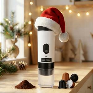 Machine à <span class=keywords><strong>expresso</strong></span> électrique portable USB entièrement automatique 20 bars, chauffe-eau intégré, capacité 150 ml, compatible capsules de café - Product Image 1