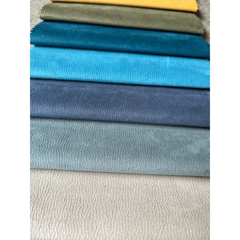 High Quality Suede fabric Interior decoration for sofa Home Textile polyester Leather imitation fabric for coats