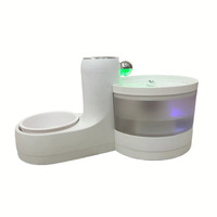 Distributeur d'eau intelligent pour chien avec gamelle pour chats et chiens, fontaine à boire automatique