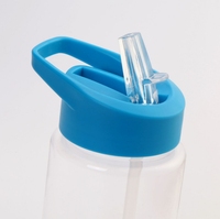 Tasse de paille de voyage en plastique 500ml PP PS Tritan gobelet réutilisable étanche gobelet enfant tasse