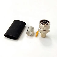 Connecteurs coaxiaux RF étanches de type N mâle à sertir pour câble d'antenne LMR400 50 ohms