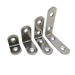 Stainless Steel Angle <b>Brackets</b> L Shape Thickened Furniture Connectors Hardware Support <b>Bracket</b> Durable - Product Image 3
