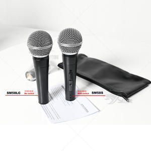 Microphone vocal dynamique cardioïde professionnel 58LC avec interrupteur marche/arrêt pour performances live et karaoké - Product Image 2