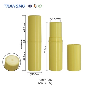 Tubes à lèvres écologiques avec logo personnalisé, emballage en plastique pour baume à lèvres, vente en gros, tubes à gloss, emballage cosmétique 5g - Product Image 2