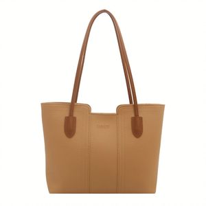 Bolso de cubo de microfibra tejida para mujer, transfronterizo, negro, de gran capacidad, para primavera/verano, de mano, hombro y bandolera, con cordón ajustable - Product Image 6