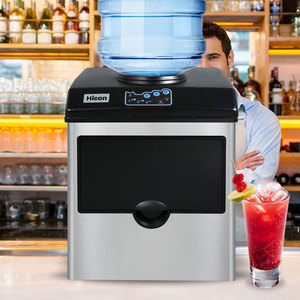 Hicon Commercial Ice Maker 5L Stainless Steel Touchpad Control For Bars And Tea Shops - Product Image 1
