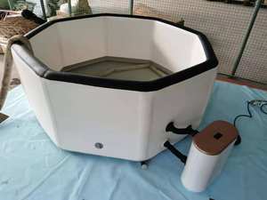 <span class=keywords><strong>Spa</strong></span> Hinchable Tricon con <span class=keywords><strong>Hidromasaje</strong></span> y Burbujas, Redondo, 14'x24'x48'', PVC, Estructura de 3 Capas, con Bomba de Filtro y Escalera, Garantía de 12 Meses - Product Image 5