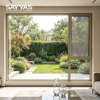 Ventanas de Aluminio de Alta Seguridad Sayyas GR110, Grosor de Pared de 1.8 mm, Ventanas Antirrobo con Cerradura Italiana SAVIO para el Hogar