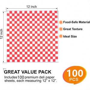 Custom Personalized <b>Greaseproof</b> Waterproof PE Coated Double-Sided Virgin Pulp Style <b>Paper</b> Wrap Hamburger Food Packaging - Product Image 3