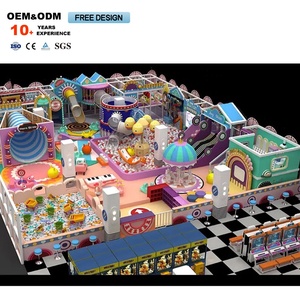 Parque Infantil Interior con Temática de Casa de Colores, Decoración Suave para Niños, Tobogán en Forma de Cuerno Personalizado - Product Image 1