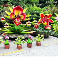Plantes artificielles réalistes personnalisées certifiées CE, imperméables, HL-dinosaur, pour intérieur/extérieur, musées, maisons de jeux, centres commerciaux