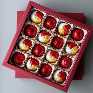 Commercio all'ingrosso di lusso Custom cioccolato <span class=keywords><strong>Bar</strong></span> scatola scatola regalo scatola di cartone con UvCoating divisori di carta <span class=keywords><strong>per</strong></span> cioccolatini - Product Image 5