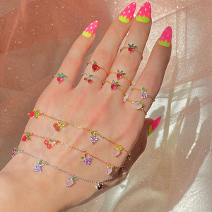 <span class=keywords><strong>Bracciale</strong></span> Estivo 2026 con Frutta Carina da Donna, in Oro 18K, Regalo <span class=keywords><strong>Festa</strong></span> <span class=keywords><strong>della</strong></span> <span class=keywords><strong>Mamma</strong></span>, Personalizzazione, Ingrosso - Product Image 1
