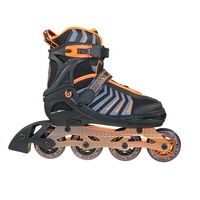 Patins à roulettes populaires en promotion haut de gamme, réglables, avec roues en PU renforcées 82A 78A 84A, roulements ABEC-7, certifiés EN13843
