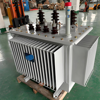 Autotransformateur immergé dans l'huile triphasé S11-M, entrée 35 kV, sortie 380 V, 50/60 Hz, bobine toroïdale, 50-300 kVA