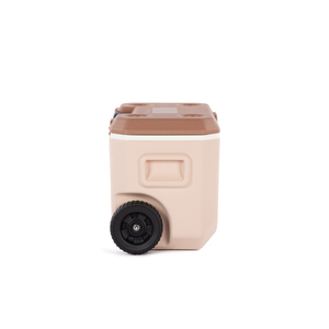 <b>Cooler</b> <b>Box</b> 39L Wheeled Thermal Portable Outdoor Camping <b>Cooler</b> PP Material Modern Square Shape 70 Hours <b>Ice</b> Retention - Product Image 2