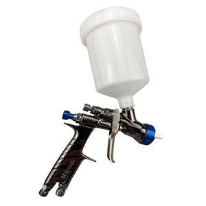 Premium in acciaio inox 1.3mm HVLP auto pistola a spruzzo d'aria 600ml gravità tazza di alimentazione OEM personalizzabile per atomizzazione Fine uniforme - Product Image 2