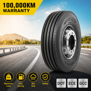 Neumáticos Autolimpiables <span class=keywords><strong>Surcos</strong></span> con Certificación DOT para Camiones de Carretera 295/80R22.5 315/80R22.5 Sin Cámara Anticorte TBR para Camiones de Trabajo Pesado - Product Image 1